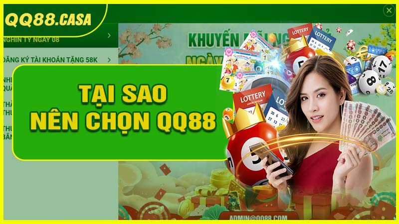 Tại sao nên chọn QQ88 cho trải nghiệm cá cược